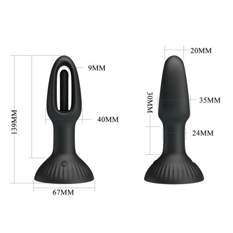 PRETTY LOVE - HUBERT, 7 wiggling settings, Silicone PRETTY LOVE - HUBERT, 7 wiggling settings, Silicone