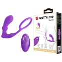 PRETTY LOVE - Warren Purple, Wireless remote control 12 pulse wave settings 12 vibration functions PRETTY LOVE - Warren Purple, Wireless remote control 12 pulse wave settings 12 vibration functions