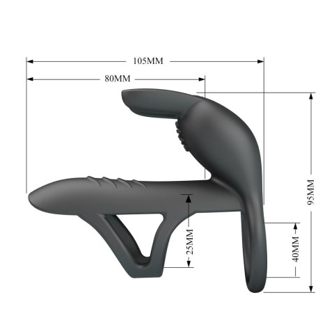 VIBRATING PENIS SLEEVE MATTY, 7 vibration functions Memory function VIBRATING PENIS SLEEVE MATTY, 7 vibration functions Memory function