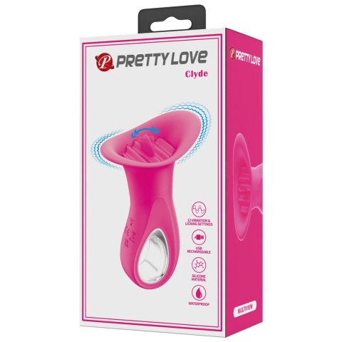 PRETTY LOVE - Clyde, 12 vibration functions 12 licking settings PRETTY LOVE - Clyde, 12 vibration functions 12 licking settings