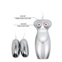 BAILE - Masturbator toy, TPR, double vibrating egg with voice, tighten,shrink 3AAA batteries BAILE - Masturbator toy, TPR, double vibrating egg with voice, tighten,shrink 3AAA batteries