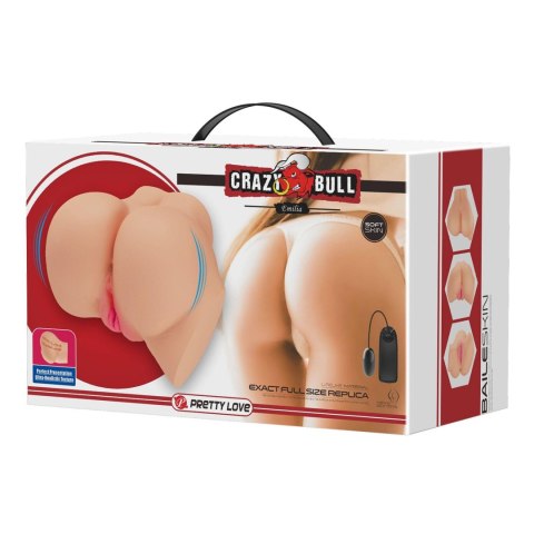 CRAZY BULL - Emilia, Vibration Double holes TPR ABS CRAZY BULL - Emilia, Vibration Double holes TPR ABS