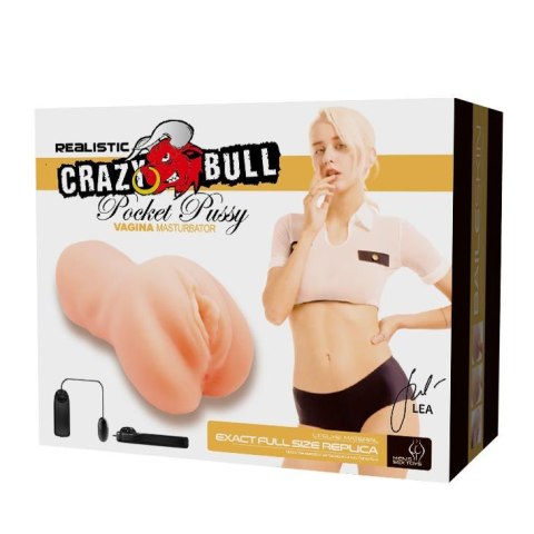 CRAZY BULL - Realistic Pocket Pussy ,Vibration CRAZY BULL - Realistic Pocket Pussy ,Vibration