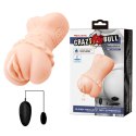 CRAZY BULL - Realistic Vagina Masturbator, Vibration Water lubricant, 3 AAA batteries CRAZY BULL - Realistic Vagina Masturbator, Vibration Water lubricant, 3 AAA batteries