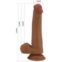 PRETTY LOVE - TALLEN 8.7"(220mm) Sliding Skin Series TPR, Suction base PRETTY LOVE - TALLEN 8.7"(220mm) Sliding Skin Series TPR, Suction base