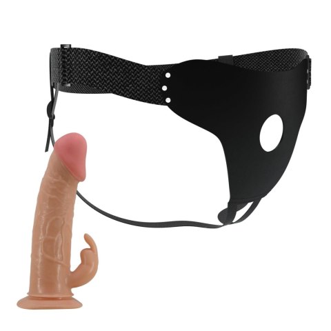PRETTY LOVE - Mavis Flesh, Universal Strap-On Harness, Dildo 7.4'' TPR PRETTY LOVE - Mavis Flesh, Universal Strap-On Harness, Dildo 7.4'' TPR