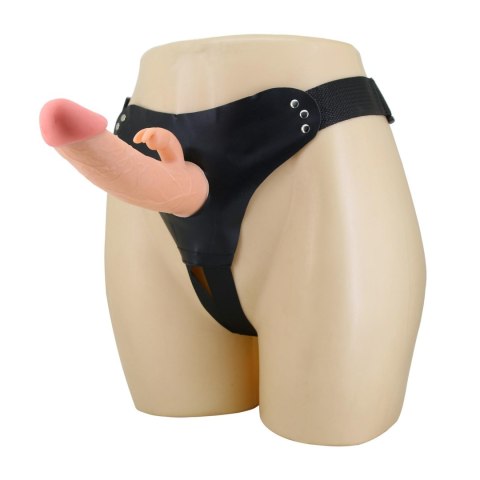 PRETTY LOVE - Mavis Flesh, Universal Strap-On Harness, Dildo 7.4'' TPR PRETTY LOVE - Mavis Flesh, Universal Strap-On Harness, Dildo 7.4'' TPR