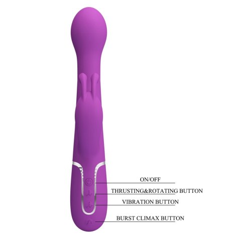 PRETTY LOVE - Dejon Purple, 7 vibration functions 4 thrusting settings 4 rotation functions PRETTY LOVE - Dejon Purple, 7 vibration functions 4 thrusting settings 4 rotation functions