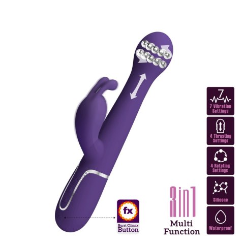PRETTY LOVE - Dejon dark Purple, 7 vibration functions 4 thrusting settings 4 rotation functions PRETTY LOVE - Dejon dark Purple, 7 vibration functions 4 thrusting settings 4 rotation functions