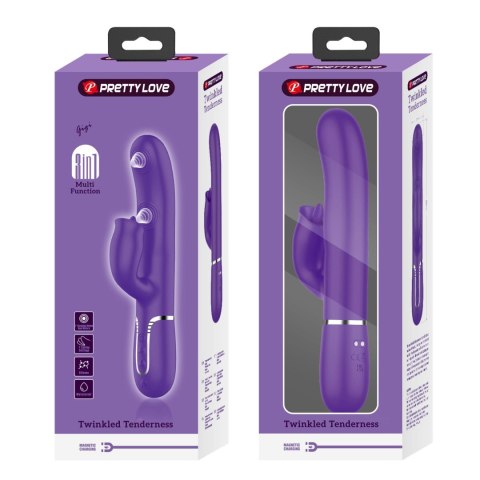 PRETTY LOVE - Gigi dark purple, 7 thumping functions 7 licking modes PRETTY LOVE - Gigi dark purple, 7 thumping functions 7 licking modes