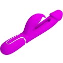 PRETTY LOVE - Kampas Rabbit 3 in 1, multifunction vibrator with tongue violet PRETTY LOVE - Kampas Rabbit 3 in 1, multifunction vibrator with tongue violet