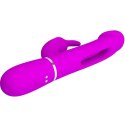PRETTY LOVE - Kampas Rabbit 3 in 1, multifunction vibrator with tongue violet PRETTY LOVE - Kampas Rabbit 3 in 1, multifunction vibrator with tongue violet