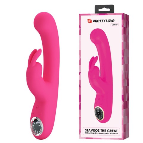PRETTY LOVE - Lamar dark Pink, 10 vibration functions 9 speed levels PRETTY LOVE - Lamar dark Pink, 10 vibration functions 9 speed levels