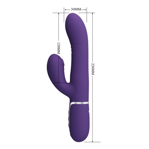 PRETTY LOVE - Mariana dark purple, 7 vibration functions, 7 thrusting settings, 4 rolling functions,4 nodding functions PRETTY LOVE - Mariana dark purple, 7 vibration functions, 7 thrusting settings, 4 rolling functions,4 nodding functions