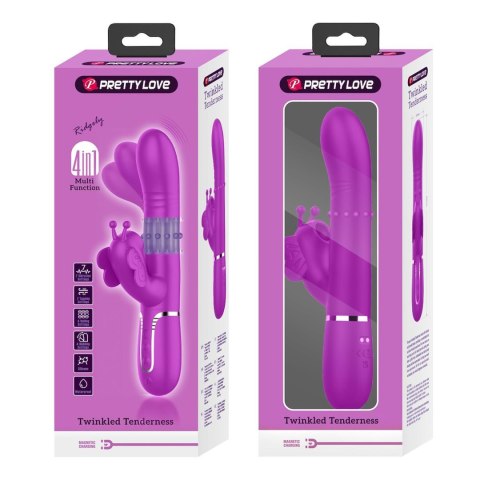 Pretty Love Butterfly Clit Vibrator Pink Pretty Love Butterfly Clit Vibrator Pink