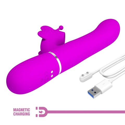 Pretty Love Butterfly Clit Vibrator Pink Pretty Love Butterfly Clit Vibrator Pink