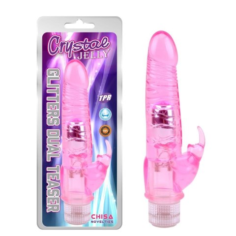 Glitters Dual Teaser-Pink Glitters Dual Teaser-Pink