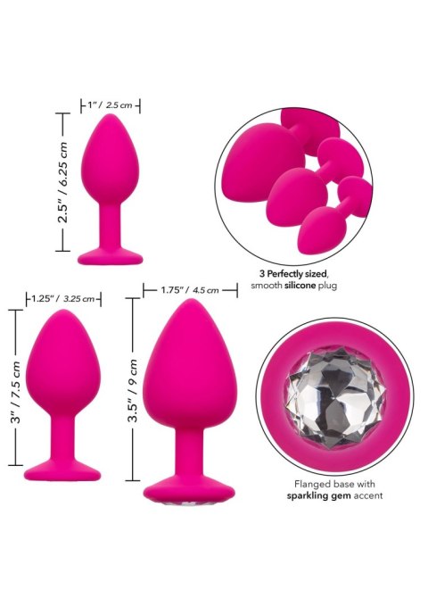 Cheeky Gems 3 Pcs Pink Cheeky Gems 3 Pcs Pink
