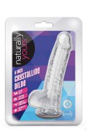 NATURALLY YOURS 6" CRYSTALLINE DILDO DIAMOND NATURALLY YOURS 6" CRYSTALLINE DILDO DIAMOND