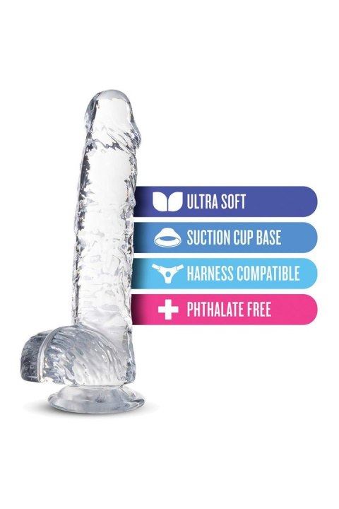 NATURALLY YOURS 6" CRYSTALLINE DILDO DIAMOND NATURALLY YOURS 6" CRYSTALLINE DILDO DIAMOND