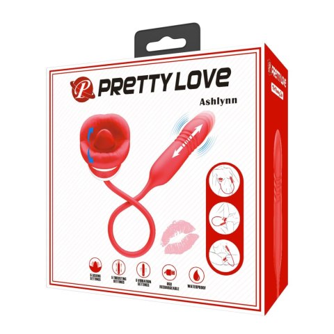 PRETTY LOVE - Ashlynn, 5 vibration functions 5 thrusting settings 5 licking settings PRETTY LOVE - Ashlynn, 5 vibration functions 5 thrusting settings 5 licking settings