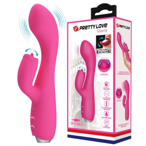 PRETTY LOVE - GLORIA Pink, 12 vibration functions 3 pulse wave settings Memory function PRETTY LOVE - GLORIA Pink, 12 vibration functions 3 pulse wave settings Memory function