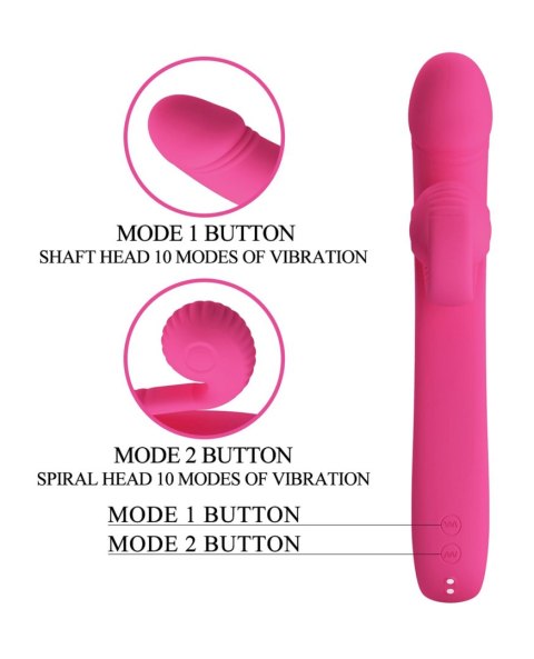 PRETTY LOVE - Love Romance Beau Snail Rabbit - Hot Pink PRETTY LOVE - Love Romance Beau Snail Rabbit - Hot Pink
