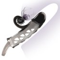 ROMANCE - Penis sleeve, TPE material,vibration, battery LR41*3, Black ROMANCE - Penis sleeve, TPE material,vibration, battery LR41*3, Black