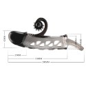 ROMANCE - Penis sleeve, TPE material,vibration, battery LR41*3, Black ROMANCE - Penis sleeve, TPE material,vibration, battery LR41*3, Black