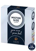 MISTER SIZE 57mm Condoms 3pcs Natural MISTER SIZE 57mm Condoms 3pcs Natural