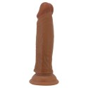PRETTY LOVE - QUENTIN 7.2"(184mm) Sliding Skin Series TPR, Suction base Bendable PRETTY LOVE - QUENTIN 7.2"(184mm) Sliding Skin Series TPR, Suction base Bendable