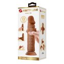 PRETTY LOVE - QUENTIN 7.2"(184mm) Sliding Skin Series TPR, Suction base Bendable PRETTY LOVE - QUENTIN 7.2"(184mm) Sliding Skin Series TPR, Suction base Bendable