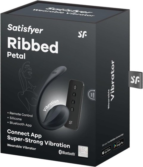 Ribbed Petal black Connect App Ribbed Petal black Connect App