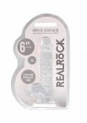 6"" / 15 cm Realistic Dildo With Balls - Transparent 6"" / 15 cm Realistic Dildo With Balls - Transparent