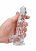 6"" / 15 cm Realistic Dildo With Balls - Transparent 6"" / 15 cm Realistic Dildo With Balls - Transparent