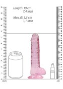 7"" / 18 cm Realistic Dildo With Balls - Pink 7"" / 18 cm Realistic Dildo With Balls - Pink
