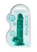 7"""" / 19 cm Realistic Dildo With Balls - Turquoise 7"""" / 19 cm Realistic Dildo With Balls - Turquoise