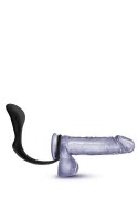 ANAL ADVENTURES COCK RING PLUG BLACK ANAL ADVENTURES COCK RING PLUG BLACK