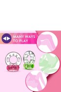 PLAY WITH ME AROUSER VIBRATING C-RING GREEN PLAY WITH ME AROUSER VIBRATING C-RING GREEN