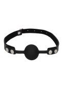 Silicone Ball Gag - with Adjustable Bonded Leather Straps Silicone Ball Gag - with Adjustable Bonded Leather Straps