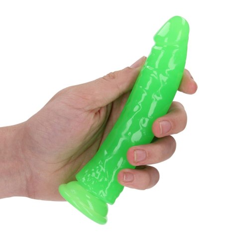 Slim Realistic Dildo with Suction Cup - Glow in the Dark - 6'' / 15,5 cm Slim Realistic Dildo with Suction Cup - Glow in the Dark - 6'' / 15,5 cm