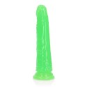 Slim Realistic Dildo with Suction Cup - Glow in the Dark - 6'' / 15,5 cm Slim Realistic Dildo with Suction Cup - Glow in the Dark - 6'' / 15,5 cm