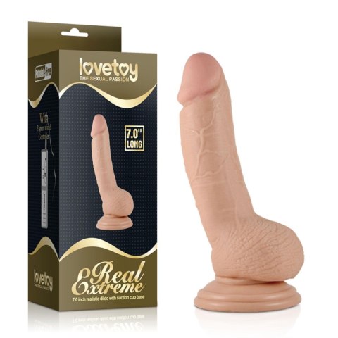 7"" Real Extreme Dildo Flesh 7"" Real Extreme Dildo Flesh