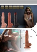 8.5"" Real Extreme Dildo Flesh 8.5"" Real Extreme Dildo Flesh