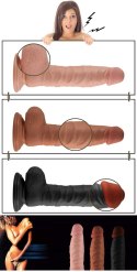 8.5"" Real Extreme Dildo Flesh 8.5"" Real Extreme Dildo Flesh