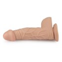 9"" Real Extreme Vibrating Dildo Flesh 9"" Real Extreme Vibrating Dildo Flesh