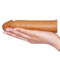 Add 1"" Pleasure X Tender Penis Sleeve Brown Add 1"" Pleasure X Tender Penis Sleeve Brown