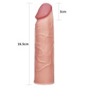 Add 1"" Pleasure X Tender Penis Sleeve Flesh Add 1"" Pleasure X Tender Penis Sleeve Flesh