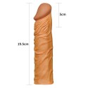 Add 2"" Pleasure X Tender Penis Sleeve Brown Add 2"" Pleasure X Tender Penis Sleeve Brown