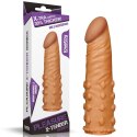 Add 2"" Pleasure X Tender Penis Sleeve Brown Add 2"" Pleasure X Tender Penis Sleeve Brown